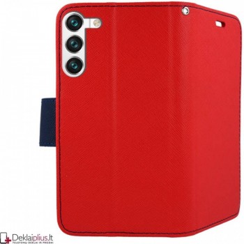 Telone dėklas su skyreliais - raudonas (Samsung S23 Plus)